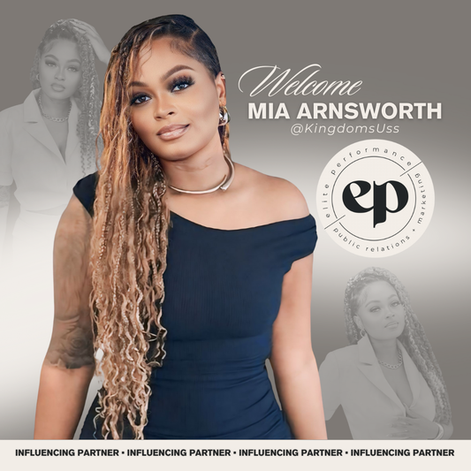 Elite Performance PR & Marketing Welcomes Faith and Lifestyle Influencer Mia Arnsworth to Influencer Relations Program