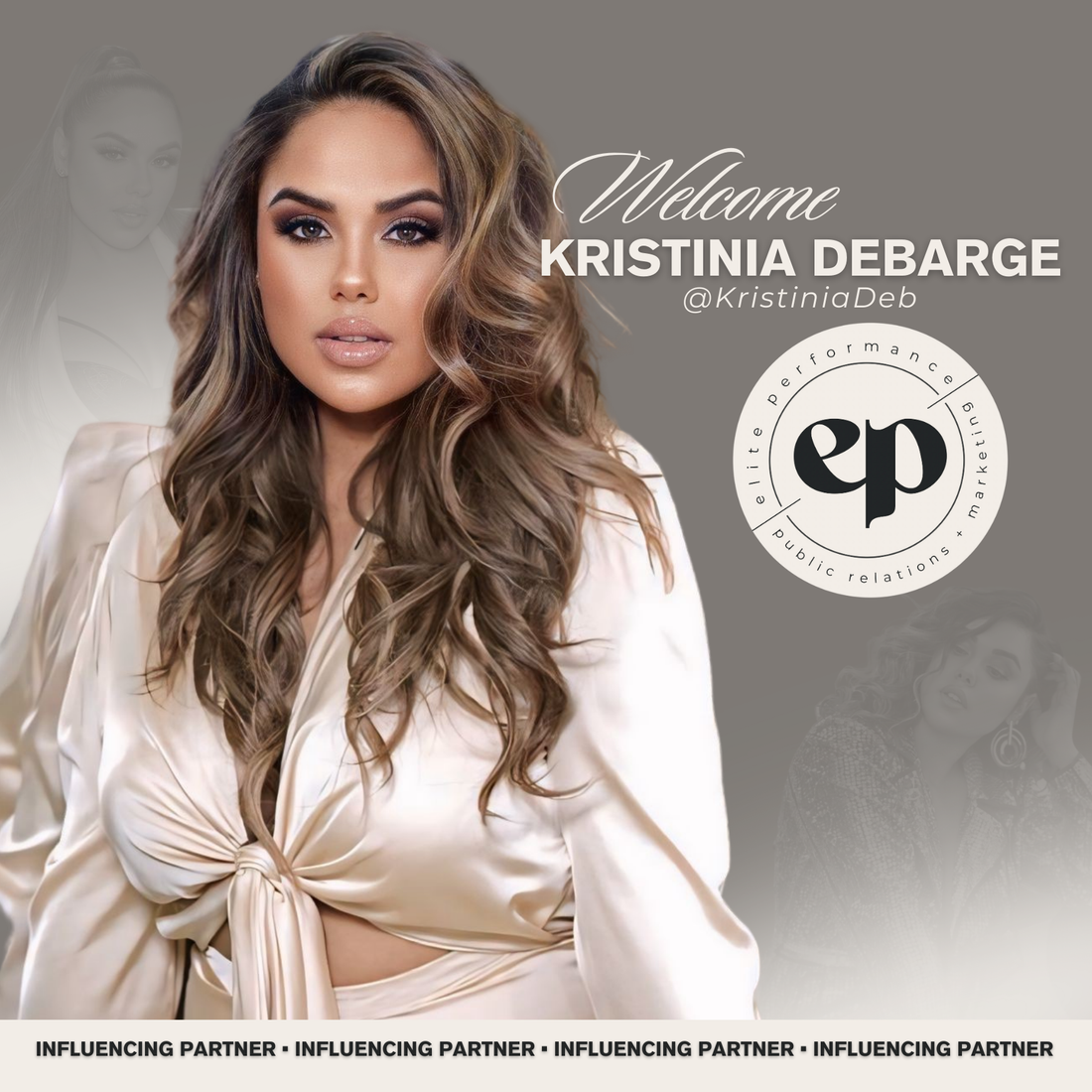 Kristinia DeBarge Partners with Elite Performance PR & Marketing as Her Influencer Relations Team